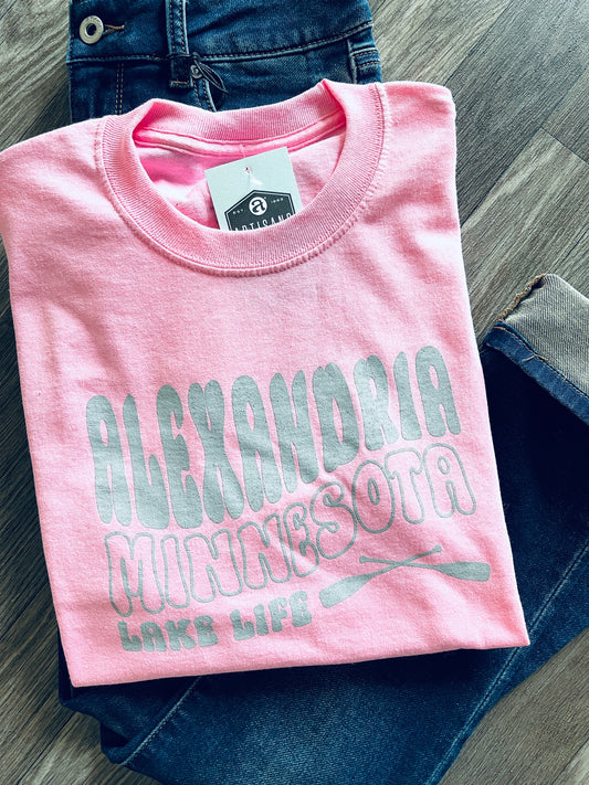 Pink Alexandria MN Tee
